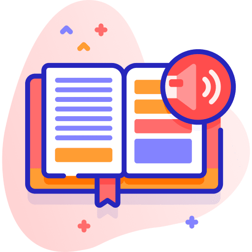 Online learning computer loudspeaker bookmark icon Online learning computer loudspeaker bookmark icon