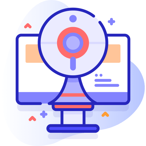 Webcam imac electronic device icon Webcam imac electronic device icon