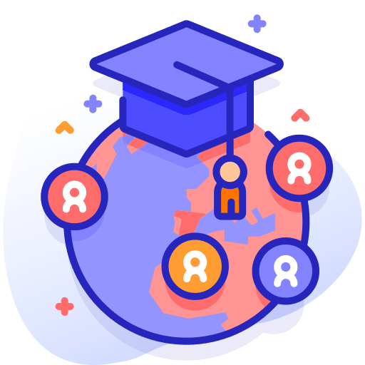 Globe knowledge education college icon Globe knowledge education college icon