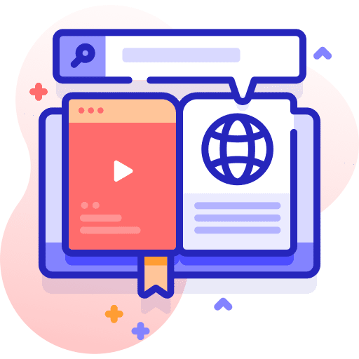 Online learning computer open book online education icon Online learning computer open book online education icon