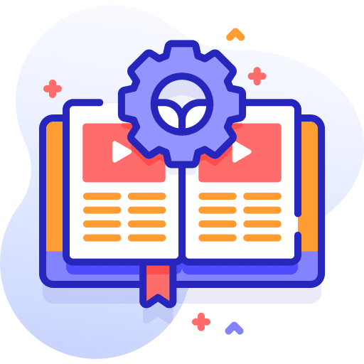 Setting tutorials video computer icon Setting tutorials video computer icon