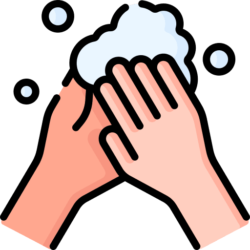 Hand wash healthcare and medical clean water icon