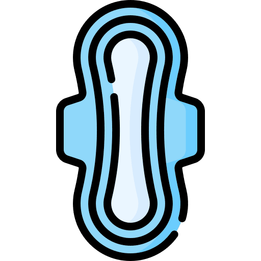 Sanitary towel woman healthcare and medical hygiene icon Sanitary towel woman healthcare and medical hygiene icon