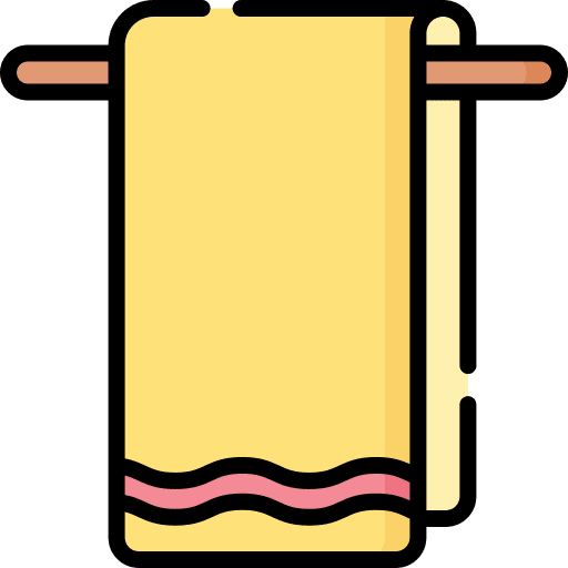 Towel clean wellness amenities icon
