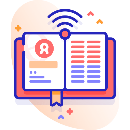 Wifi electronics ui ebook icon Wifi electronics ui ebook icon