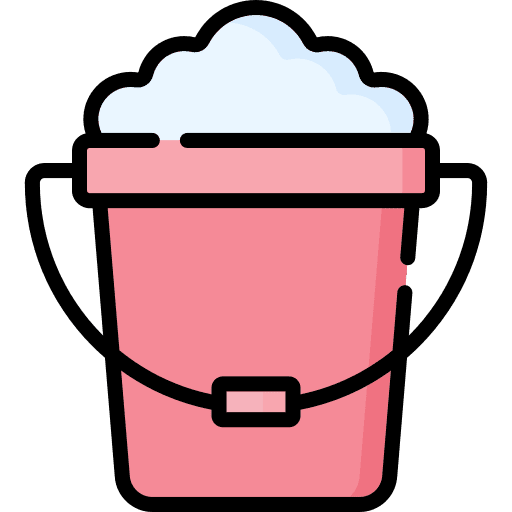 Bucket hygiene wash housekeeping icon Bucket hygiene wash housekeeping icon