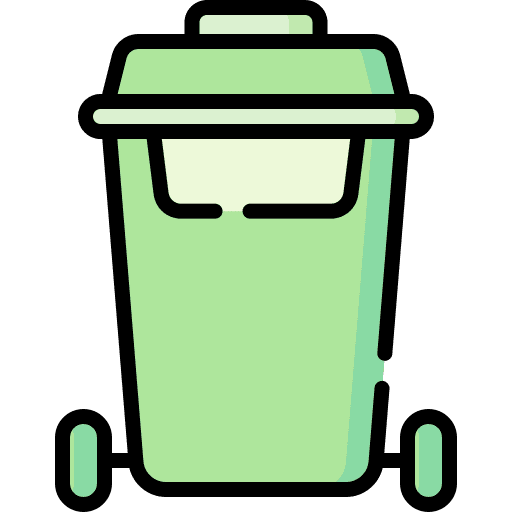 Trash bin garbage waste can icon Trash bin garbage waste can icon
