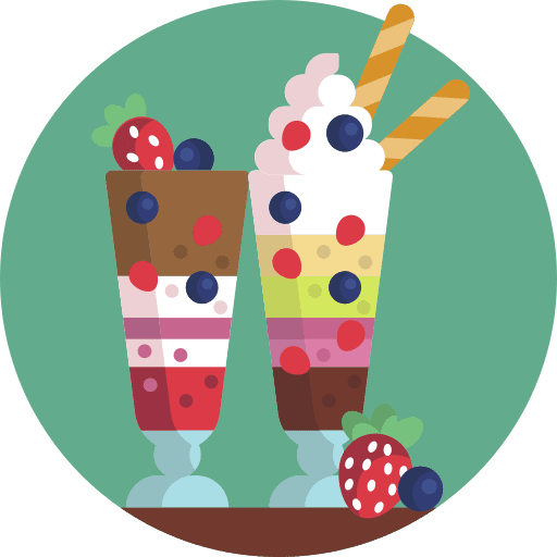 Ice cream summer fast food food icon Ice cream summer fast food food icon