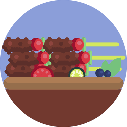 Fast food fast food sticks skewer icon Fast food fast food sticks skewer icon