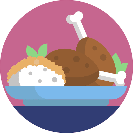 Fried chicken chicken bucket chicken leg fried chicken icon Fried chicken chicken bucket chicken leg fried chicken icon