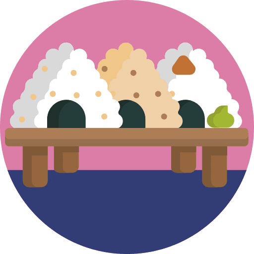 Onigiri bowl food and restaurant onigiri icon Onigiri bowl food and restaurant onigiri icon