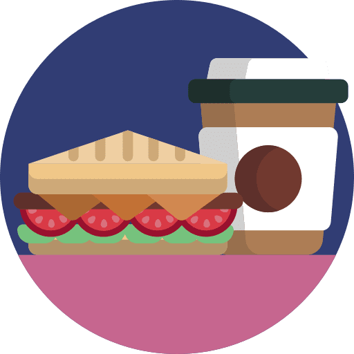 Sandwich snack lunch food and restaurant icon Sandwich snack lunch food and restaurant icon