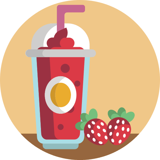Strawberry juice drink straw strawberry juice icon Strawberry juice drink straw strawberry juice icon