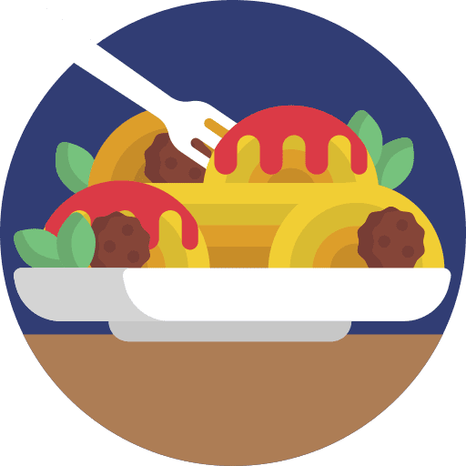 Pasta spaghetti gastronomy food and restaurant icon Pasta spaghetti gastronomy food and restaurant icon