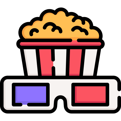 3d glasses film 3d glasses food icon