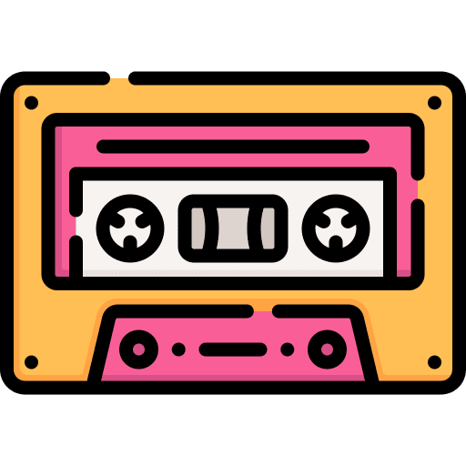 Cassette cassette retro device icon Cassette cassette retro device icon