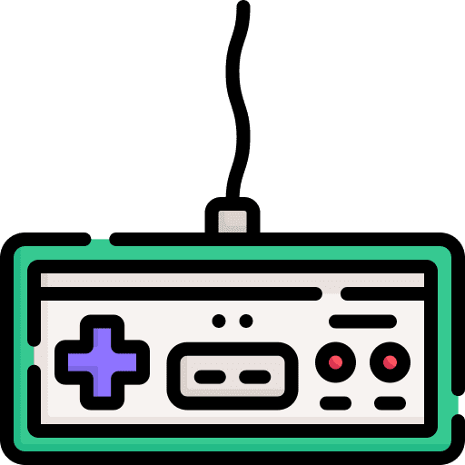 Game controller retro gaming technology icon Game controller retro gaming technology icon