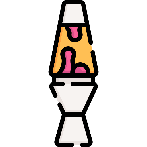 Lava lamp light decorative electronics icon Lava lamp light decorative electronics icon
