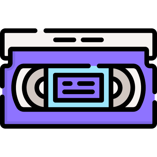 Videotape filming cinema technology icon Videotape filming cinema technology icon