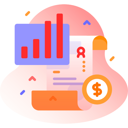 Bar chart report chart graphic icon