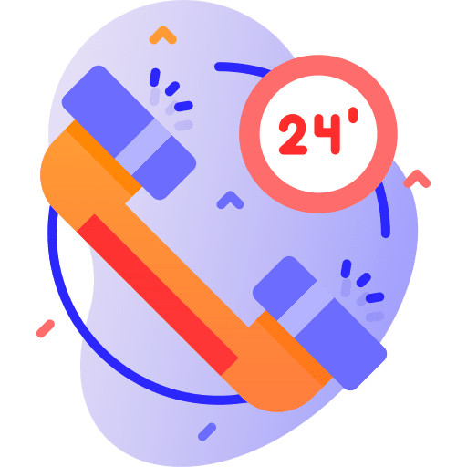Customer service customer service phone call 24 hours icon