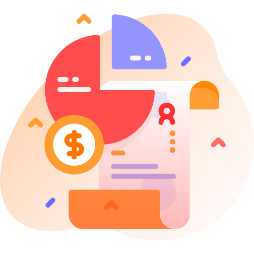 Diagram report data analytics diagram icon