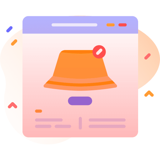 Hat clothing commerce and shopping ecommerce icon