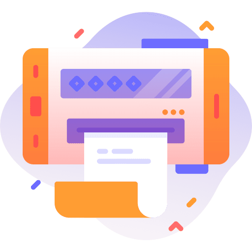 Online payment invoice bill payment icon