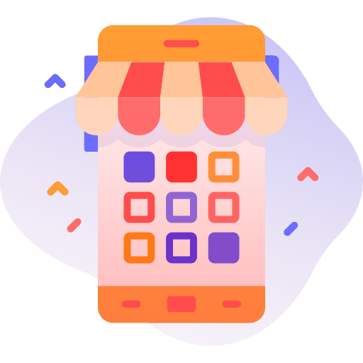 Ecommerce shopping store online store shopping online icon