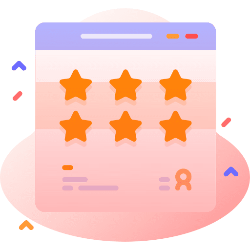 Rating shopping online feedback shopping icon