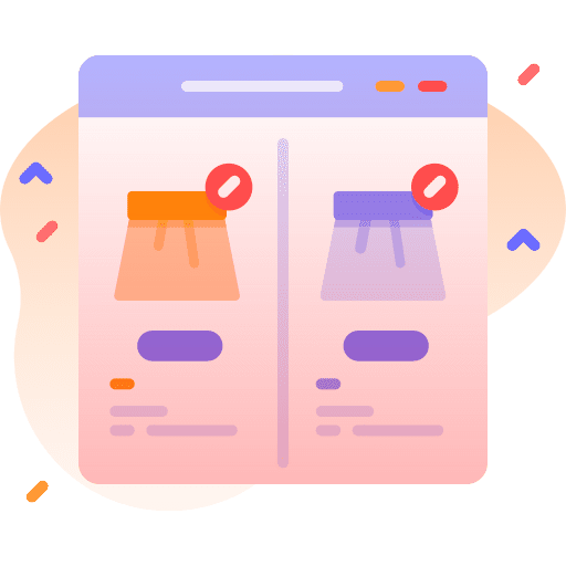 Skirt ecommerce gallery website icon