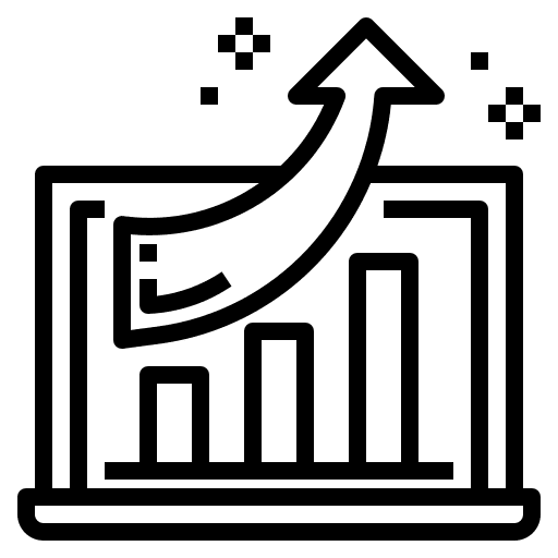 Data analytics data analytics digital marketing result icon