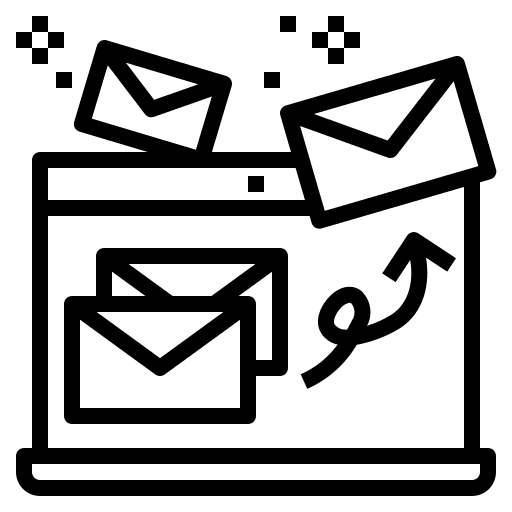 Email marketing advertising marketing email icon