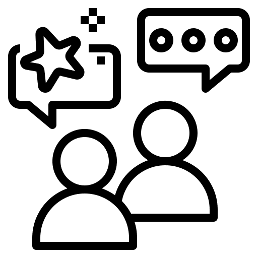 Reviewers digital marketing advertising marketing icon