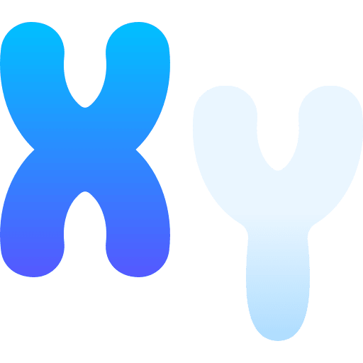 Chromosomes chromosome education genetics icon