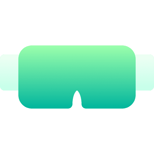 Goggles protect safety glasses security icon