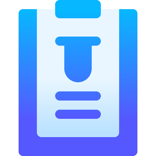 Science files and folders clipboard science icon