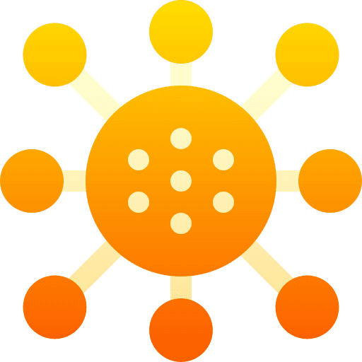 Virus covid 19 bacteria virus icon