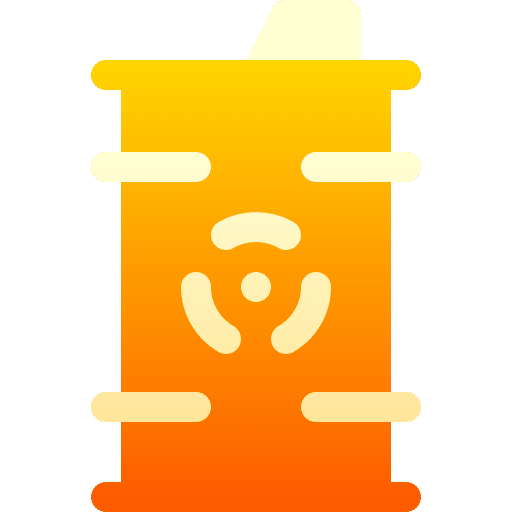Waste biohazard coronavirus bag icon