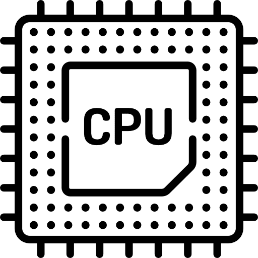 Cpu cpu electronics technology icon