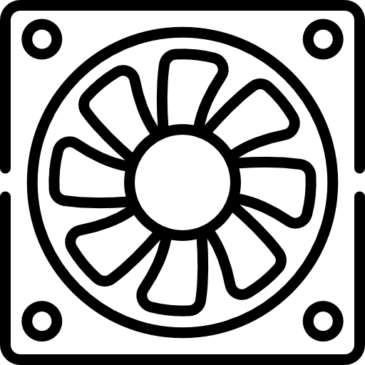 Fan cooling fan cooler icon