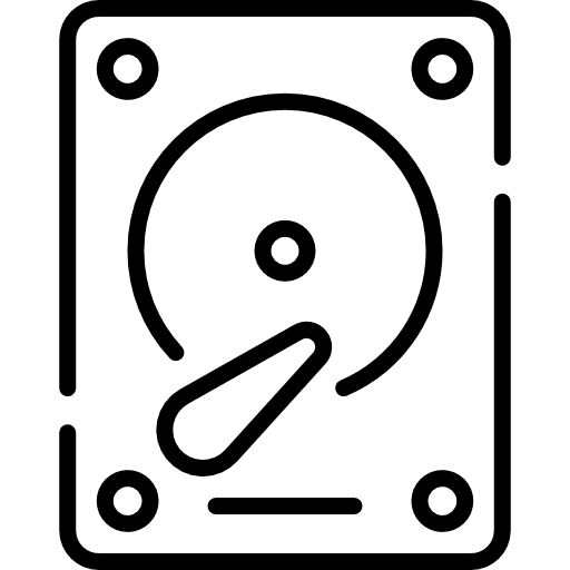 Harddisk interface electronics external icon