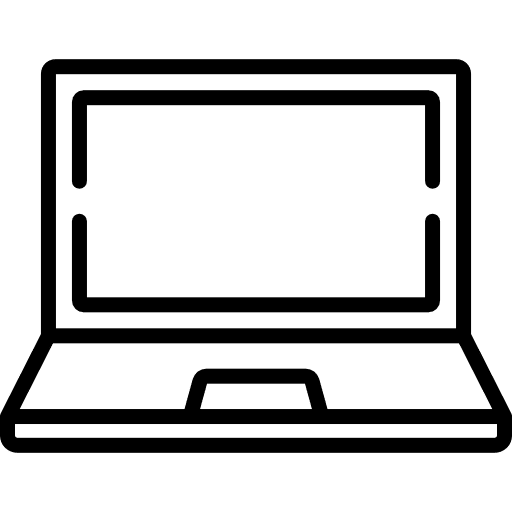 Laptop computer electronic electronics icon