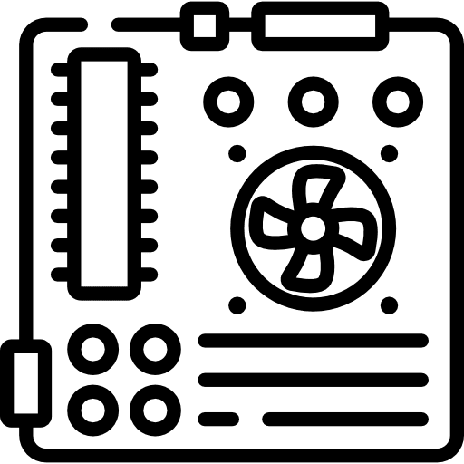 Motherboard electronics electronic cpu icon Motherboard electronics electronic cpu icon