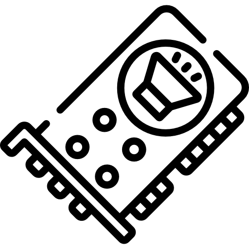 Sound card sound card electronics technology icon Sound card sound card electronics technology icon