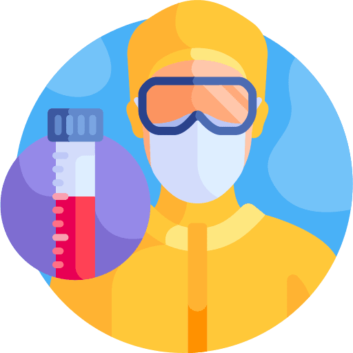 Covid test blood sample virus medical test icon