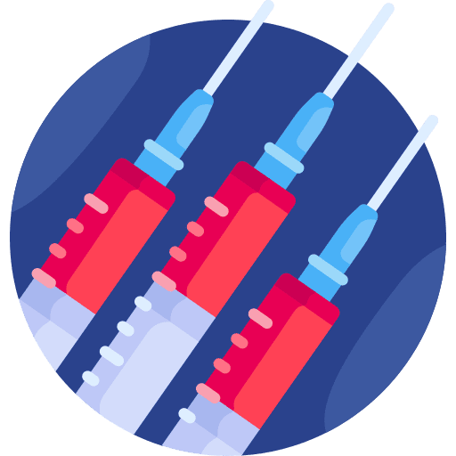 Syringe healthcare and medical test medical instrument icon
