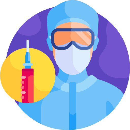 Covid test goggles medical test medical icon