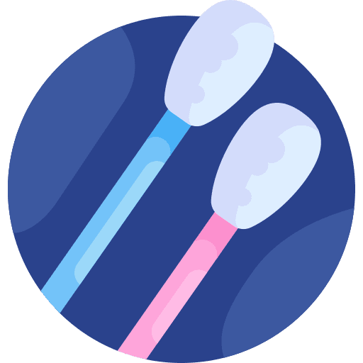 Swab swab covid 19 healthcare and medical icon