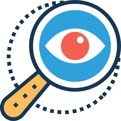 View transparency seo and web visibility icon